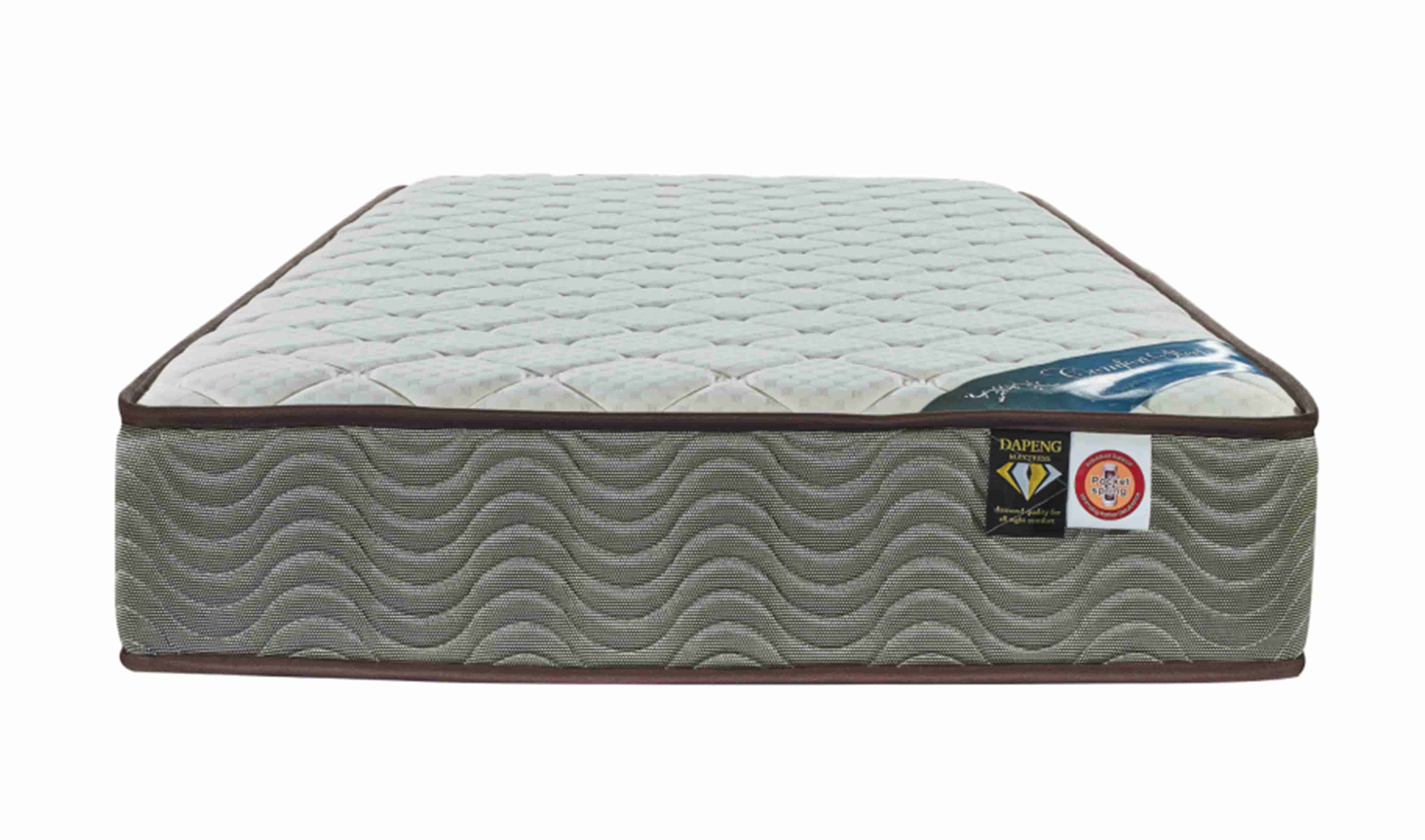 12 Inch Double Side Pocket Spring Mattress Super King Size Bed Mattress