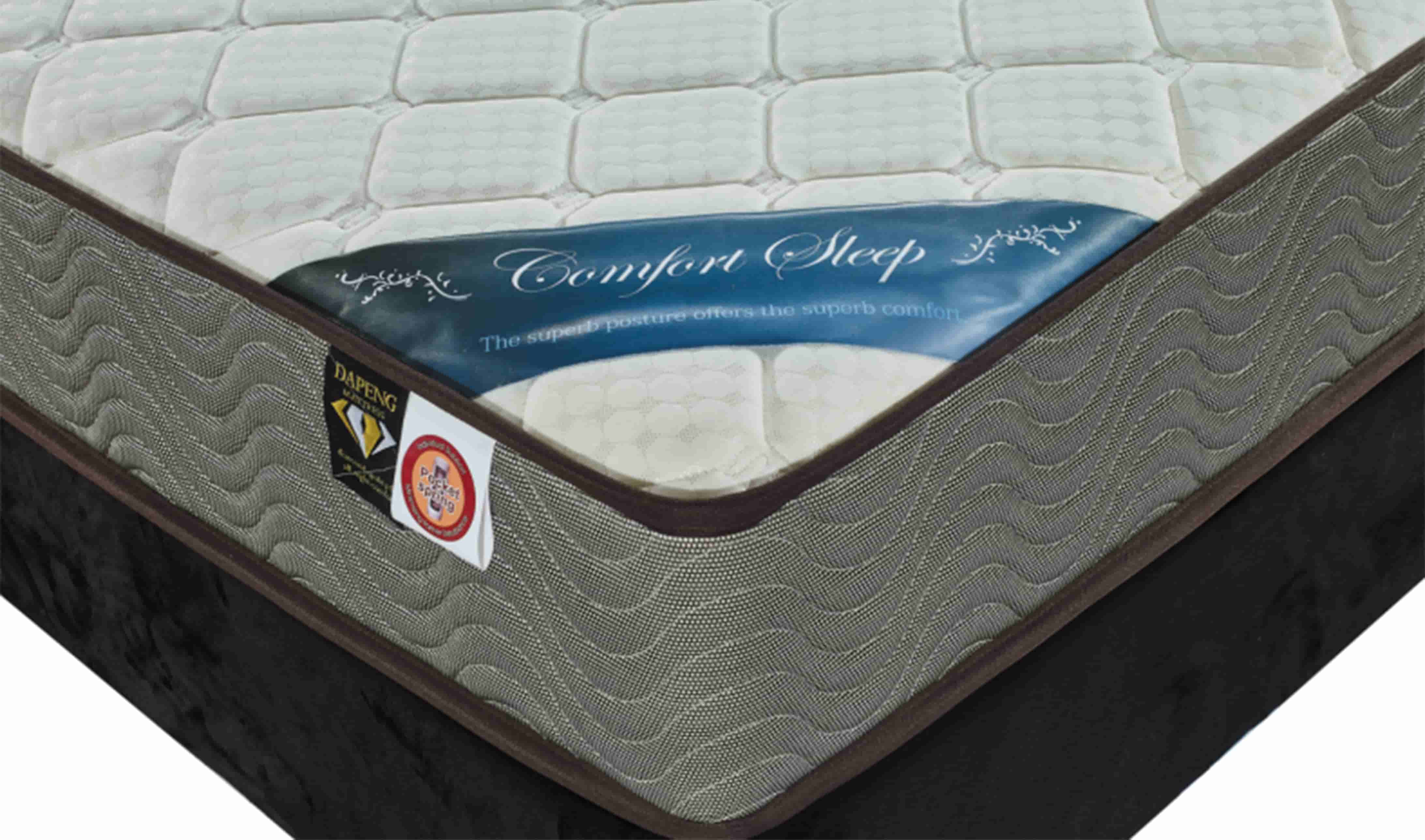 12 Inch Double Side Pocket Spring Mattress Super King Size Bed Mattress